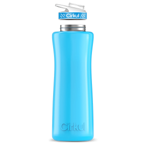 42oz. Blue Stainless Steel Bottle & Comfort Grip Lid