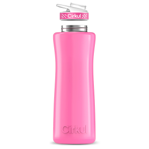 42oz. Pink Stainless Steel Bottle & Comfort Grip Lid