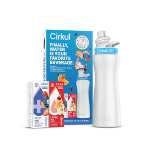 22oz. White Stainless Steel Bottle