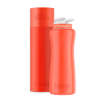 Limited Edition: 32oz. Neon Orange-Red Stainless Steel Bottle & Lid