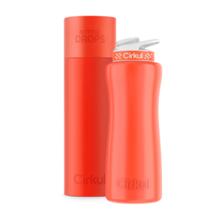 Limited Edition: 32oz. Neon Orange-Red Stainless Steel Bottle & Lid